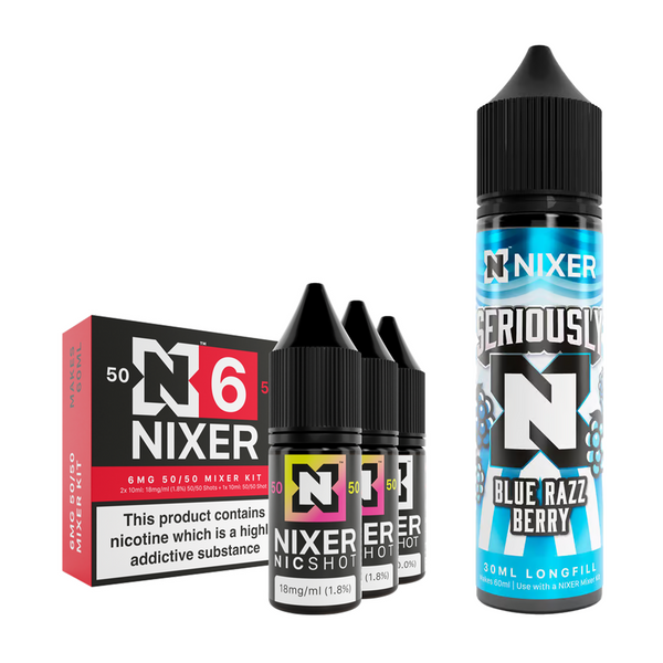 Blue Razz Berry 30ml/60ml Longfill - Nixer X Seriously