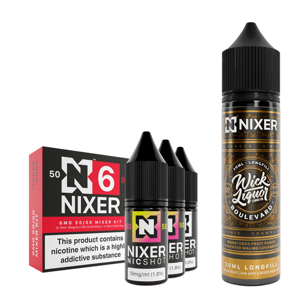 Boulevard 30ml/60ml Longfill - Nixer X Wick Liquor