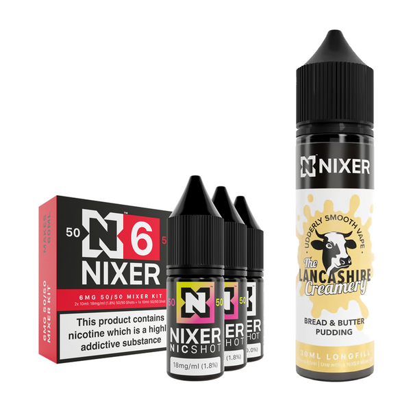 Bread & Butter Pudding 30ml/60ml Longfill - Nixer X The Lancashire Creamery