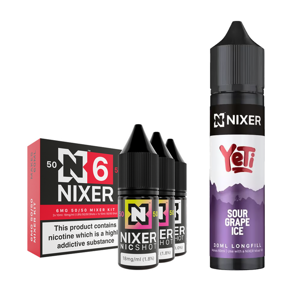 Sour Grape Ice 30ml/60ml Longfill - Nixer X Yeti