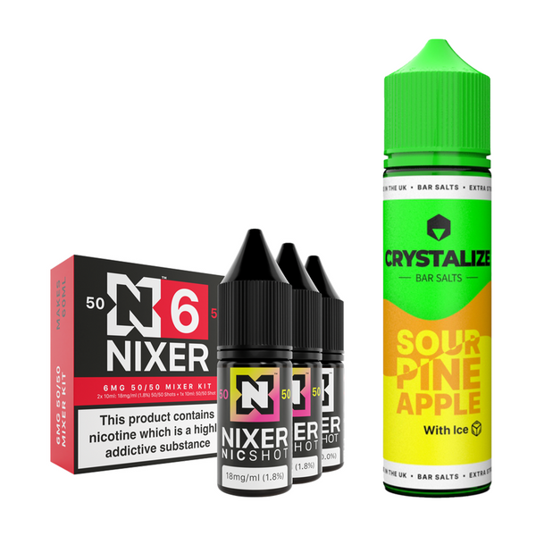 Pineapple Sour Ice 30ml/60ml Longfill - Crystalize