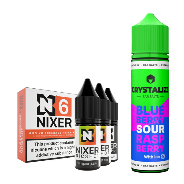 Blueberry Sour Raspberry Ice 30ml/60ml Longfill - Crystalize