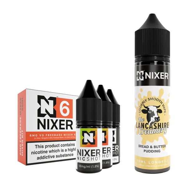 Bread & Butter Pudding 30ml/60ml Longfill - Nixer X The Lancashire Creamery