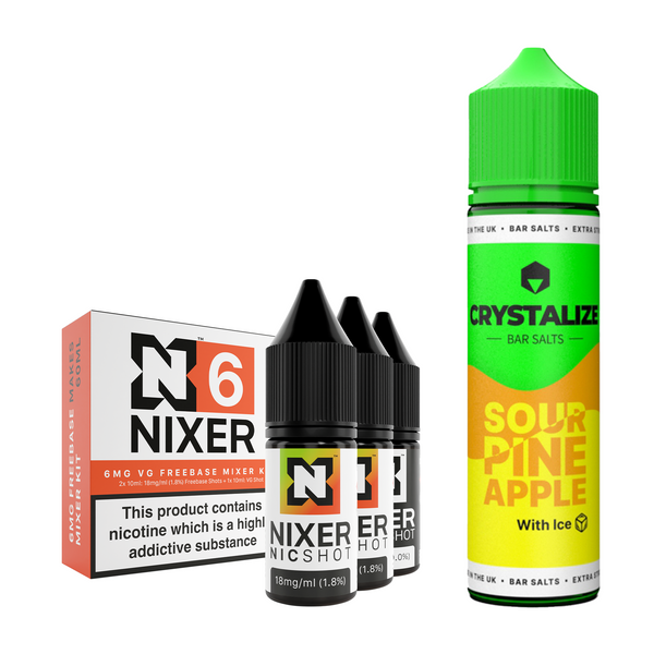 Pineapple Sour Ice 30ml/60ml Longfill - Crystalize