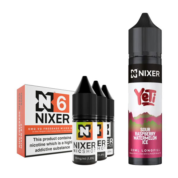 Sour Raspberry Watermelon Ice 30ml/60ml Longfill - Nixer X Yeti
