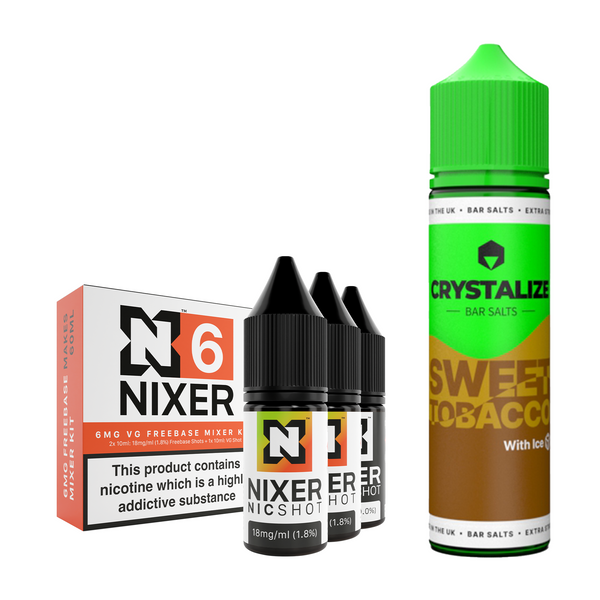 Sweet Tobacco Low Ice 30ml/60ml Longfill - Crystalize