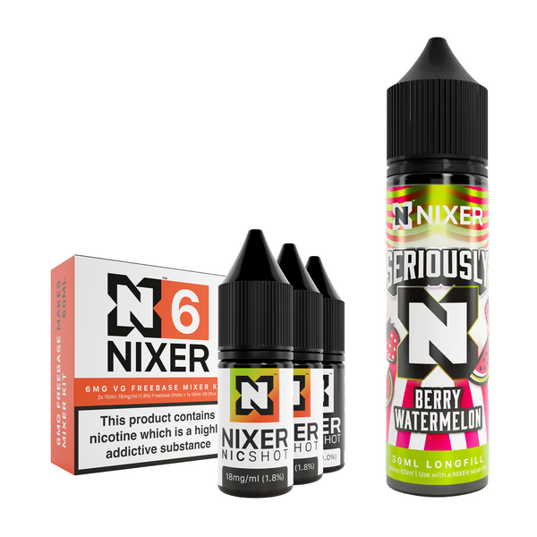 Berry Watermelon 30ml/60ml Longfill - Nixer X Seriously
