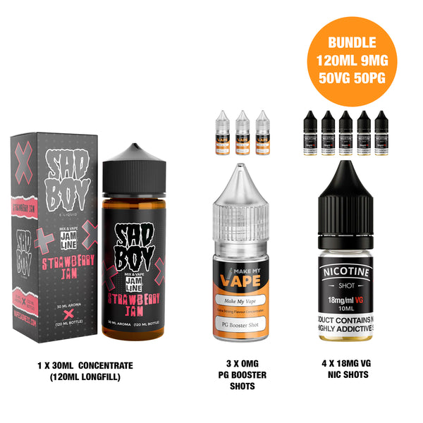 Strawberry Jam 30ml/120ml Longfill - Sad Boy