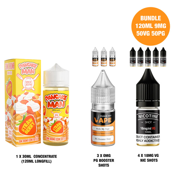Strawberry 30ml/120ml Longfill - Pancake Man