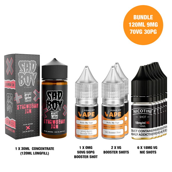 Strawberry Jam 30ml/120ml Longfill - Sad Boy