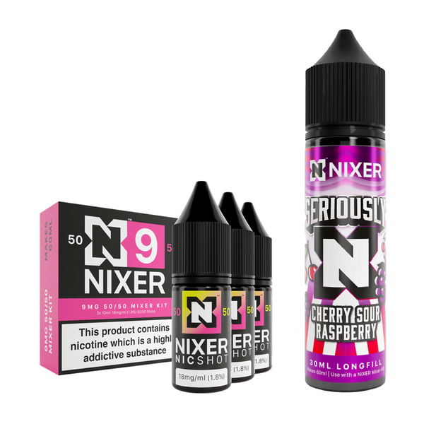 Cherry Sour Raspberry 30ml/60ml Longfill - Nixer X Seriously