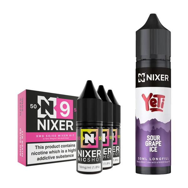 Sour Grape Ice 30ml/60ml Longfill - Nixer X Yeti
