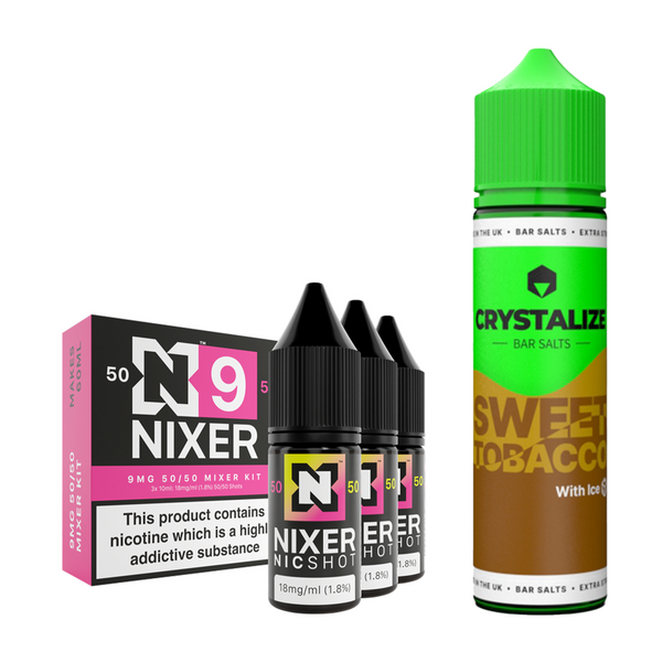 Sweet Tobacco Low Ice 30ml/60ml Longfill - Crystalize