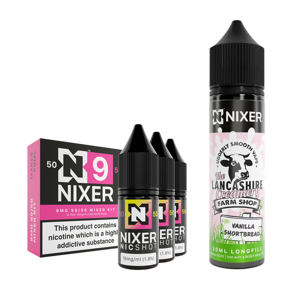 Vanilla Shortbread 30ml/60ml Longfill - Nixer X The Lancashire Creamery