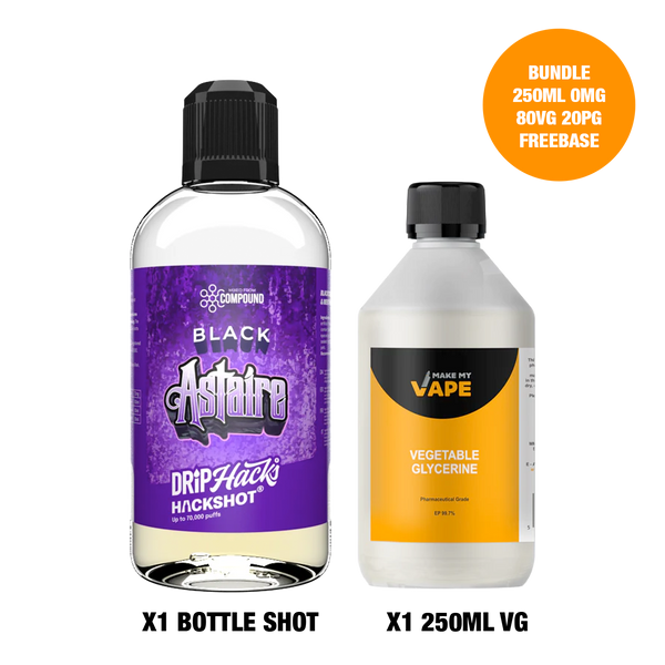 Black Astaire - Bottle Shots - Drip Hacks Hackshot - 250ML