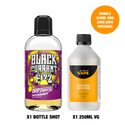 Blackcurrant & Lemon Fizz - Bottle Shots - Drip Hacks Hackshot - 250ML