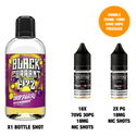 Blackcurrant & Lemon Fizz - Bottle Shots - Drip Hacks Hackshot - 250ML