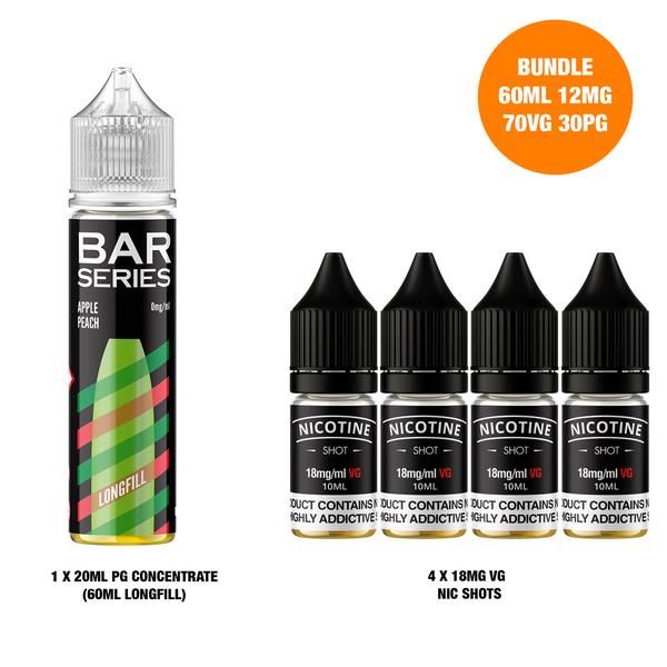 Apple Peach 60ml Longfill - Bar Series