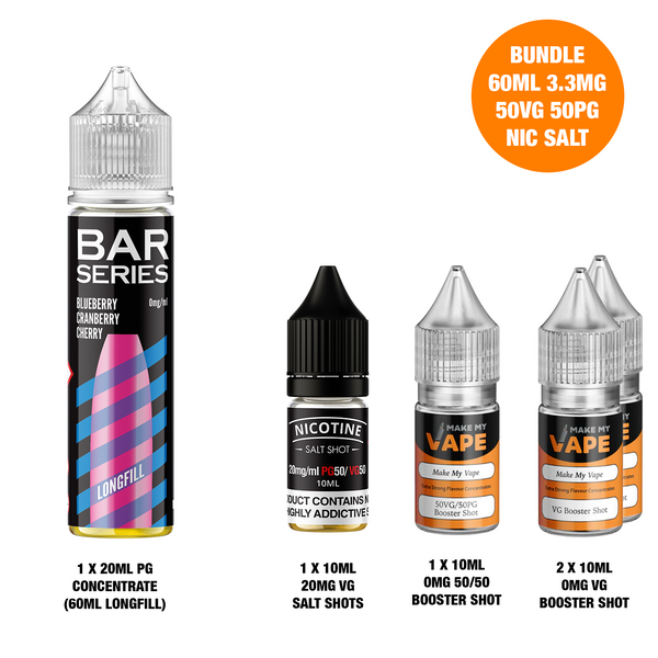 Blueberry Cranberry Cherry 60ml Longfill - Bar Series