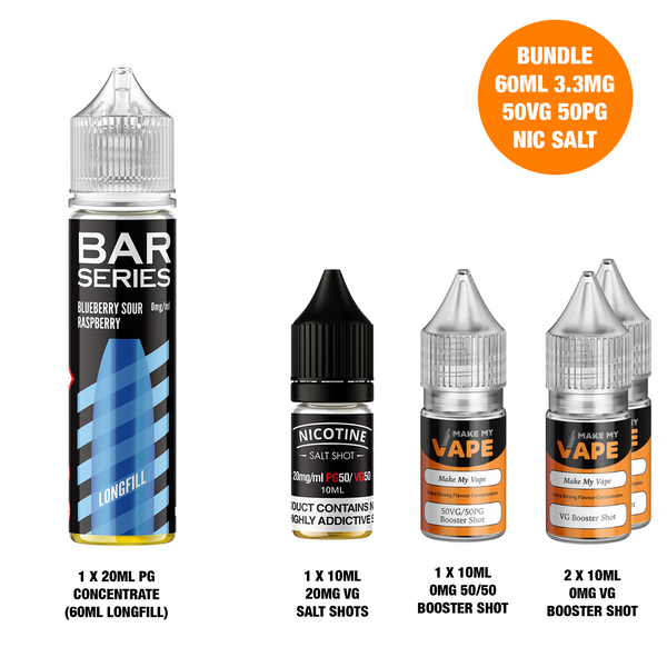 Blueberry Sour Raspberry 60ml Longfill - Bar Series