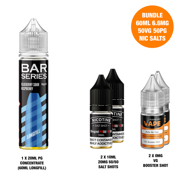 Blueberry Sour Raspberry 60ml Longfill - Bar Series