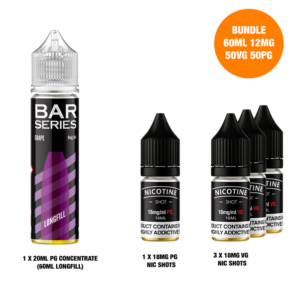 Grape 60ml Longfill - Bar Series