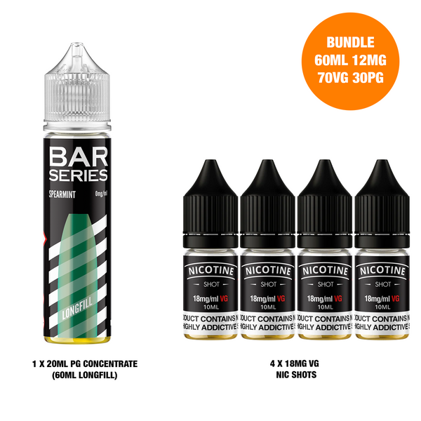 Spearmint 60ml Longfill - Bar Series