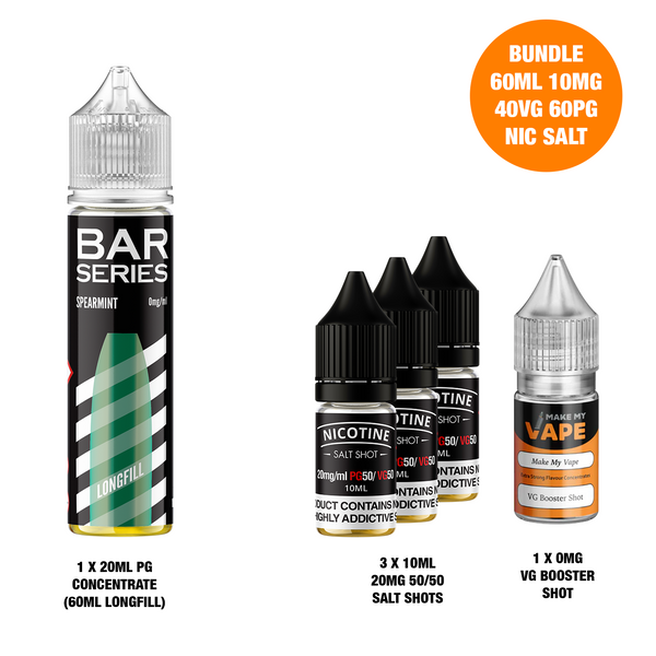 Spearmint 60ml Longfill - Bar Series
