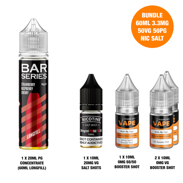 Strawberry Raspberry Cherry 60ml Longfill - Bar Series