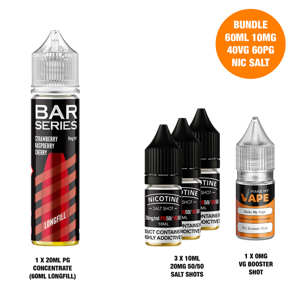 Strawberry Raspberry Cherry 60ml Longfill - Bar Series