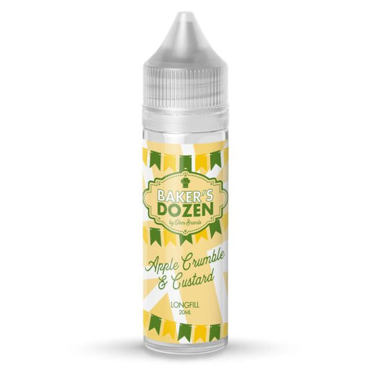 Apple Crumble & Custard 20ml/60ml Longfill - Bakers Dozen