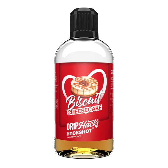 Biscuit Cheesecake - Bottle Shots - Drip Hacks Hackshot - 250ML