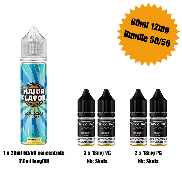 Blue-Ade 60ml Longfill - Major Flavor