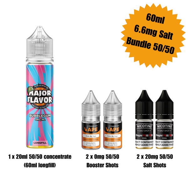 Bubblegum 60ml Longfill - Major Flavor