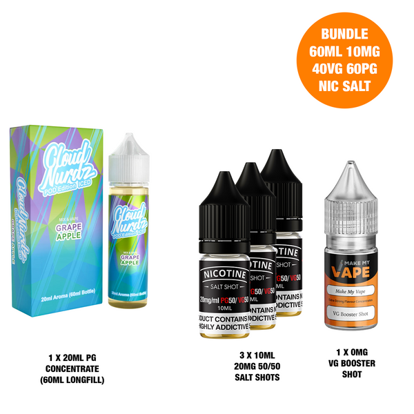 Grape Apple Ice 20ml/60ml Longfill - Cloud Nurdz
