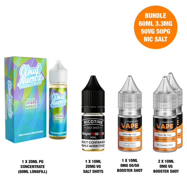 Grape Apple Ice 20ml/60ml Longfill - Cloud Nurdz