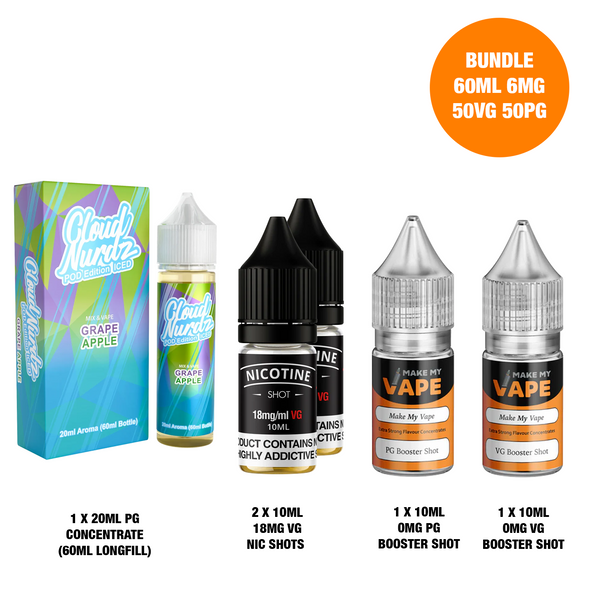 Grape Apple Ice 20ml/60ml Longfill - Cloud Nurdz
