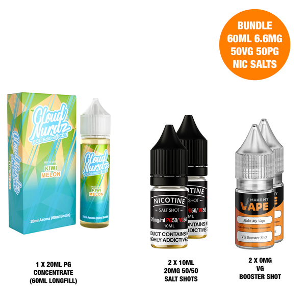 Kiwi Melon Ice 20ml/60ml Longfill - Cloud Nurdz