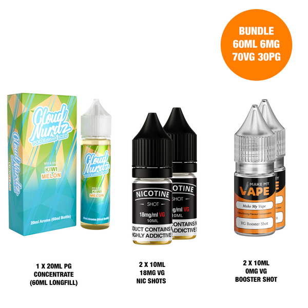 Kiwi Melon Ice 20ml/60ml Longfill - Cloud Nurdz