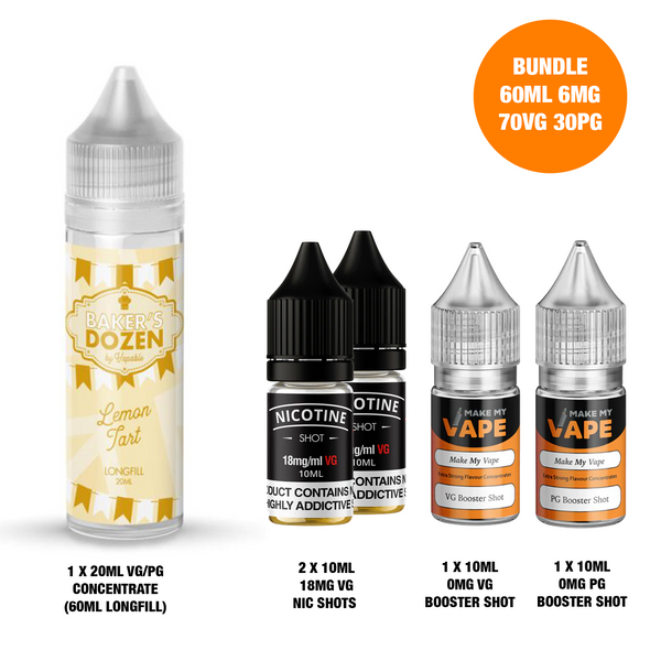 Lemon Tart 20ml/60ml Longfill - Bakers Dozen