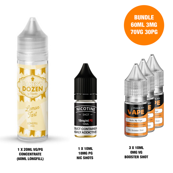 Lemon Tart 20ml/60ml Longfill - Bakers Dozen