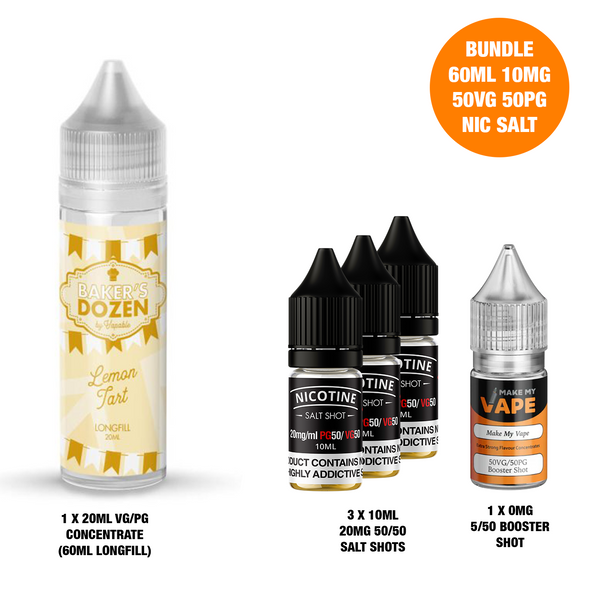 Lemon Tart 20ml/60ml Longfill - Bakers Dozen
