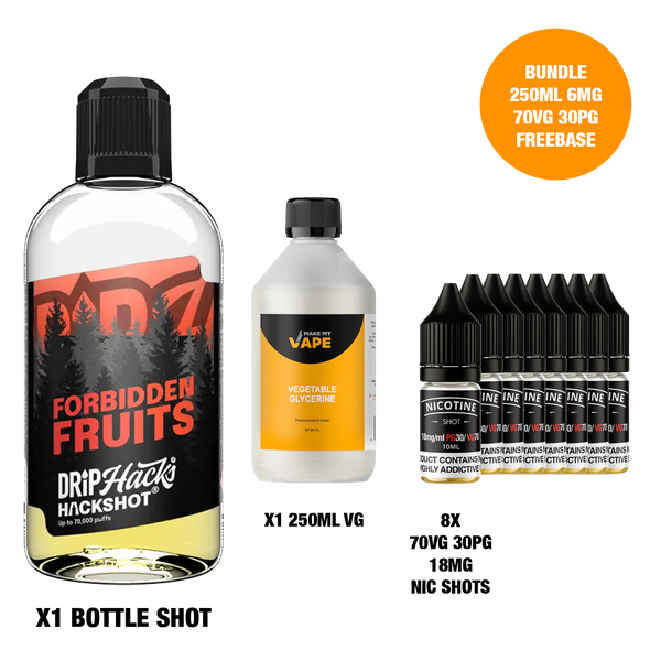 Forbidden Fruits - Bottle Shots - Drip Hacks Hackshot - 250ML