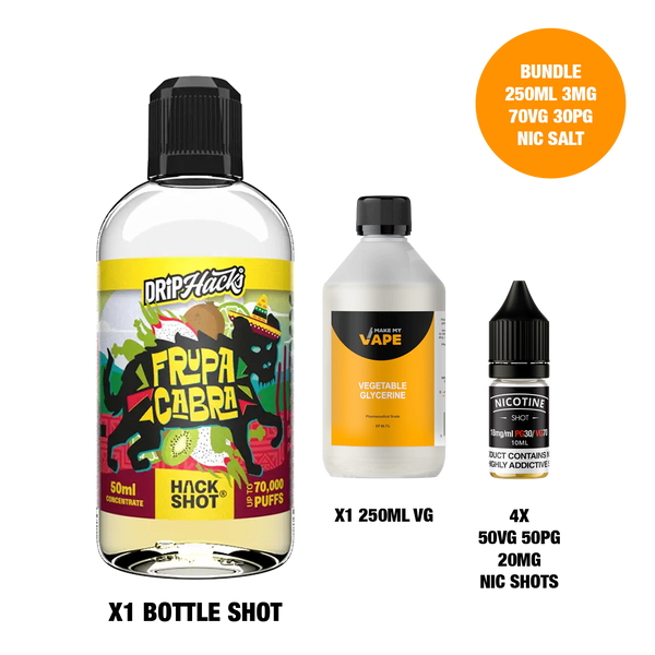 Frupa Cabra - Bottle Shots - Drip Hacks Hackshot - 250ML