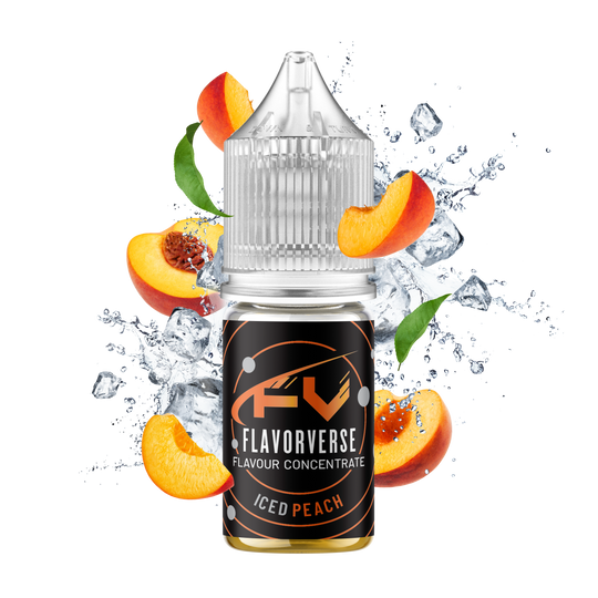Iced Peach Flavour Concentrate by FlavorVerse - 10ml & 50ml
