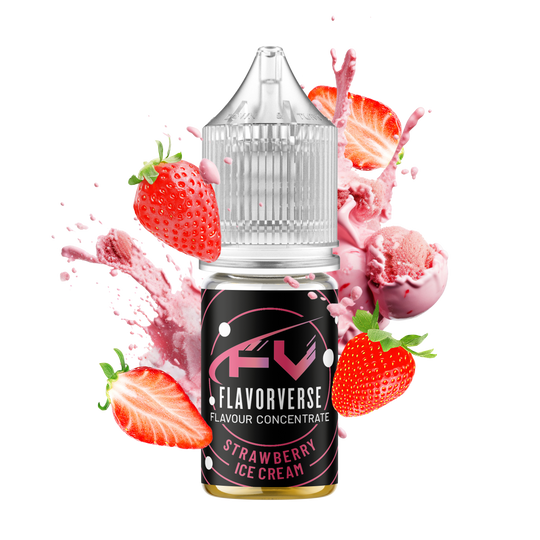 Strawberry Ice Cream Flavour Concentrate by FlavorVerse - 10ml & 50ml