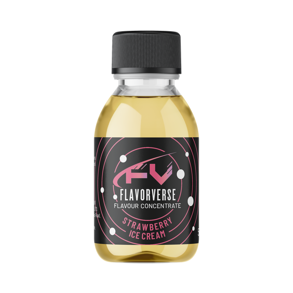 Strawberry Ice Cream Flavour Concentrate by FlavorVerse - 10ml & 50ml