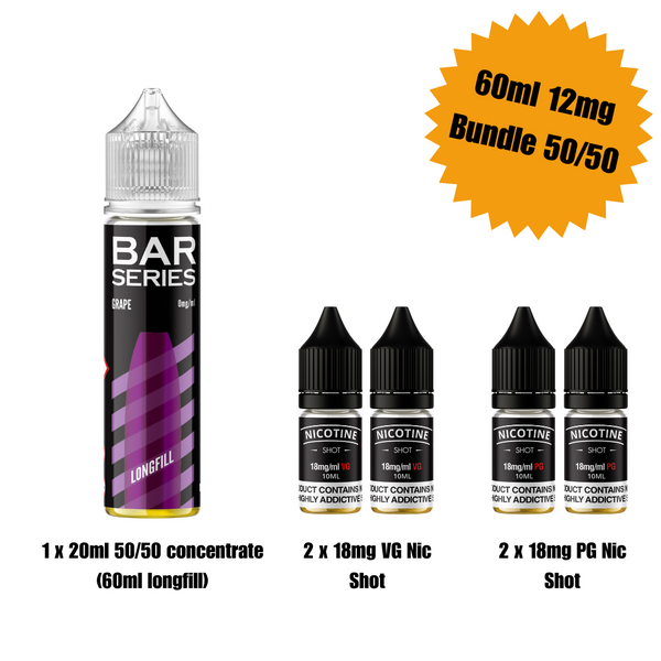 Grape 60ml Longfill - Bar Series