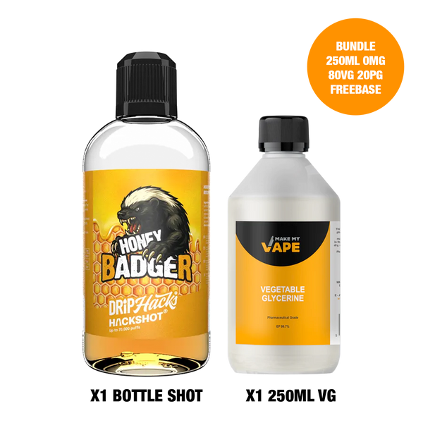 Honey Badger - Bottle Shots - Drip Hacks Hackshot - 250ML