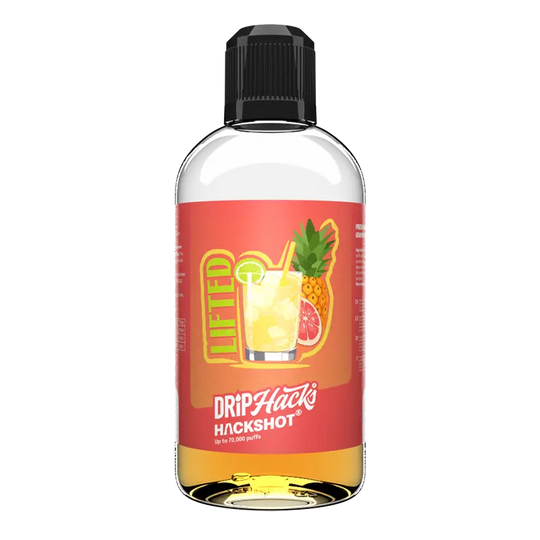 Lifted - Lilt Flavour - Bottle Shots - Drip Hacks Hackshot - 250ML